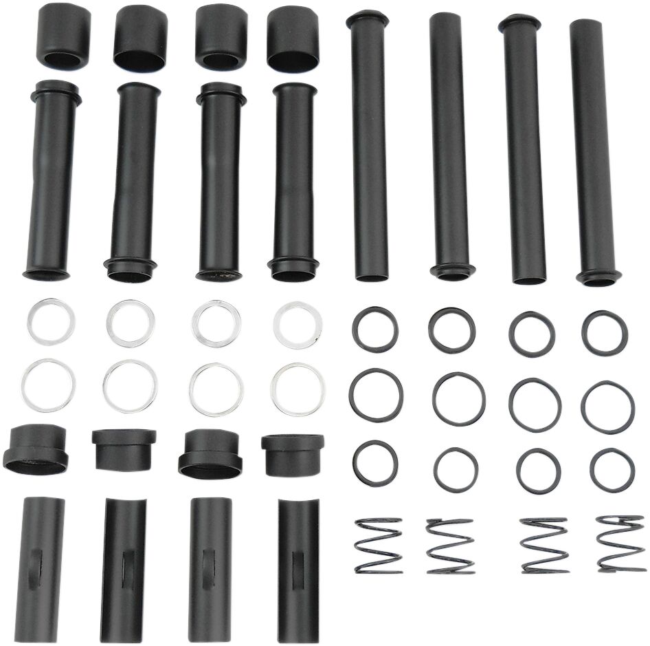 Drag Specialties Pushrod Tube Kit Satin Black Pushrods & Parts Drag Specialties