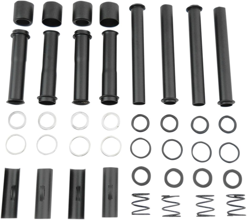 Drag Specialties Pushrod Tube Kit Satin Black Pushrods & Parts Drag Specialties