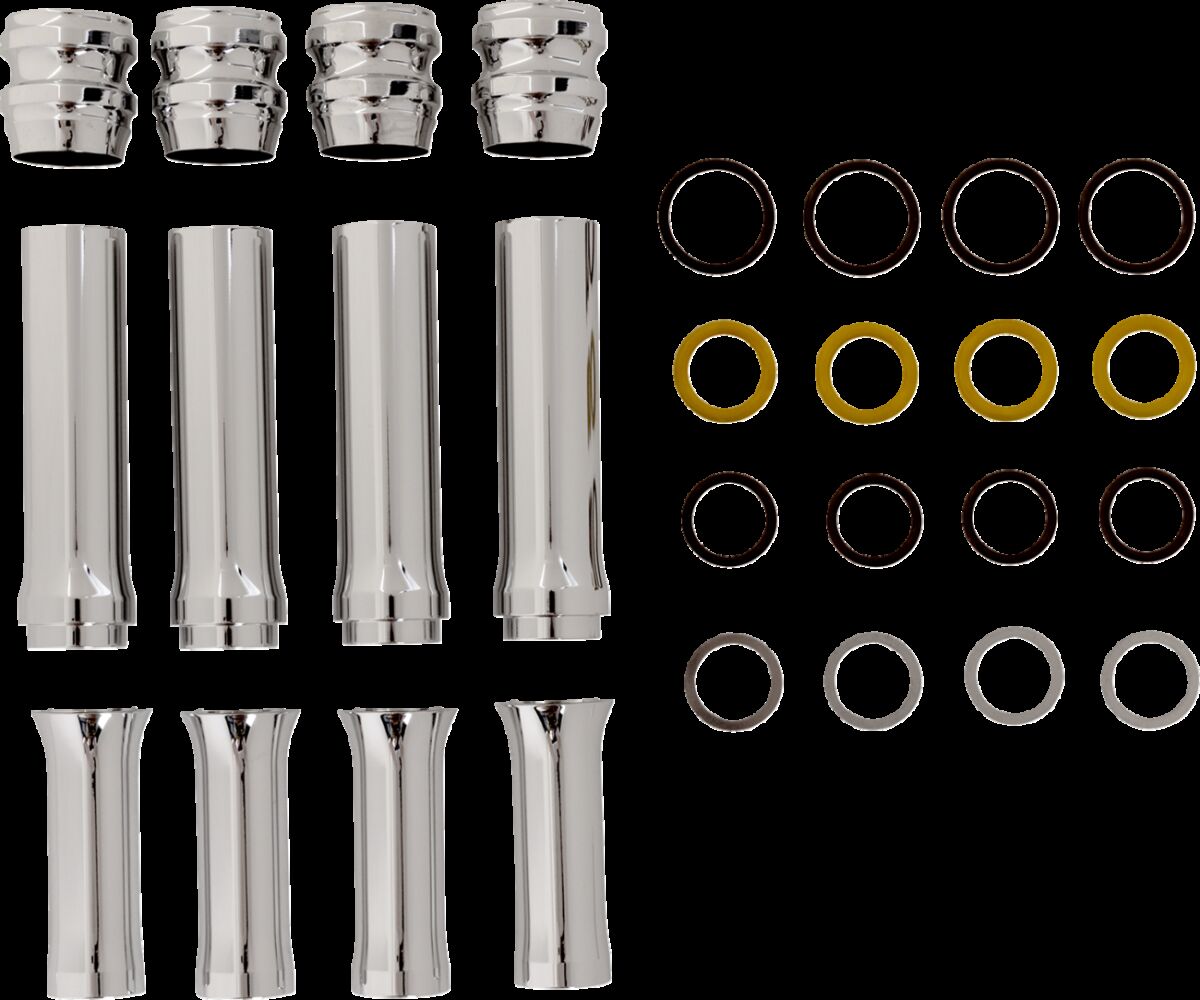 Arlen Ness Pushrod Tube Covers 10 G Chrome Brake Drum Mount Kits Arlen Ness