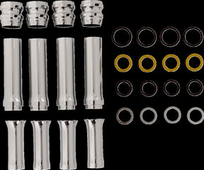 Arlen Ness Pushrod Tube Covers 10 G Chrome Brake Drum Mount Kits Arlen Ness