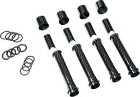 Slyfox Pushrod Covers, Carbon - Milwaukee 8 Pushrods & Parts Slyfox