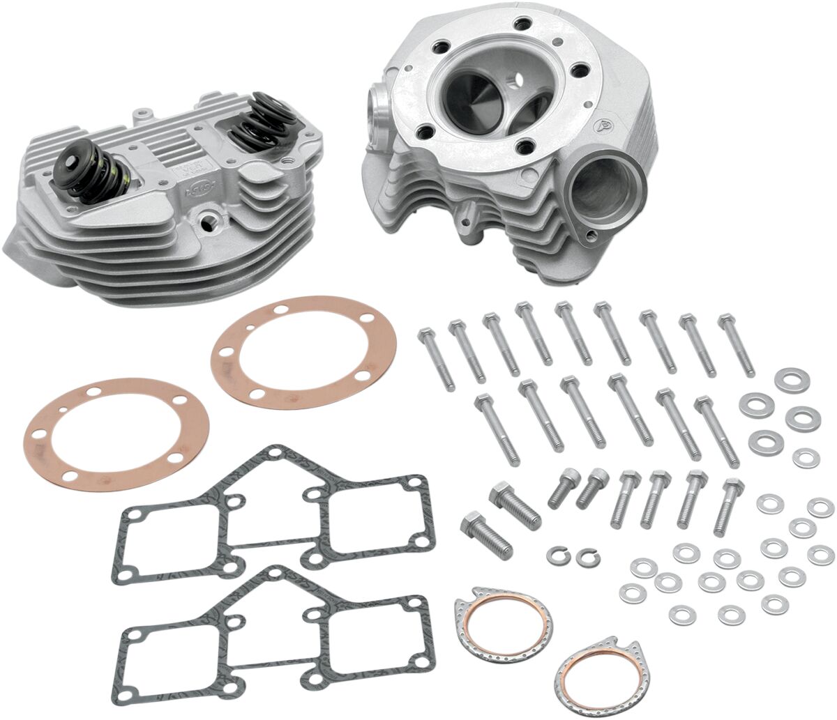 S&S Cycle Super Stock Heads 3.625" Bore Dual Plug Silver Heads S&S Cycle