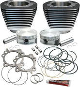 S&S Cycle Replacement Cylinder/Piston Kit Twin Cam 106" Stroker Black Cylinders Parts S&S Cycle