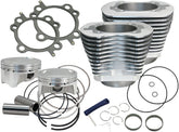 S&S Cycle Cylinder Kit 4" Bore Bolt In Siderwinder Silver Cylinder And Piston Kits S&S Cycle