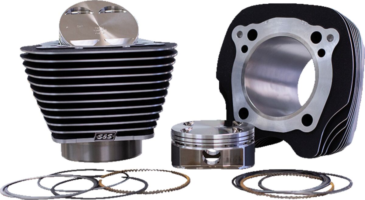 S&S Cycle Cylinder Kt 132 Bk/Hl M8 CYLINDERS + PARTS S&S Cycle
