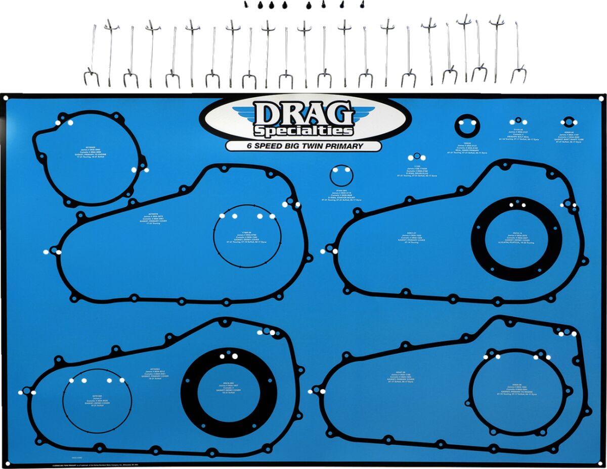 Drag Specialties Board Gasket 6 Sp Bt Prim Gaskets & Kits Drag Specialties