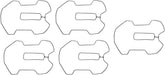 James Gasket Gasket Rocker Housing Lower M8 Seals-Orings & Kits James Gaskets