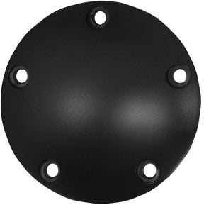 Drag Specialties Point Cover Flat Black 5 Hole Engine Covers Drag Specialties