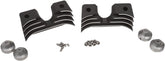 Drag Specialties Spark Plug Head Bolt Covers Finned Black Engine Covers Drag Specialties