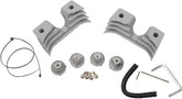 Drag Specialties Spark Plug Head Bolt Covers Silver Engine Covers Drag Specialties