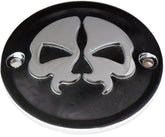Drag Specialties Cover Pts Sp Skl 2 H Blk ENGINE COVERS Drag Specialties