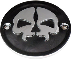 Drag Specialties Cover Pts Sp Skl 2 H Blk ENGINE COVERS Drag Specialties