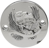 Drag Specialties Live To Ride Points Cover Chrome Engine Covers Drag Specialties