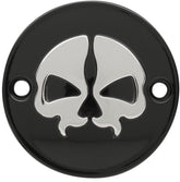 Drag Specialties Cover Pts Sp Skull Blk M8 Engine Covers Drag Specialties