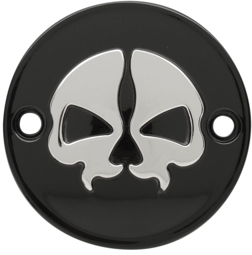 Drag Specialties Cover Pts Sp Skull Blk M8 Engine Covers Drag Specialties