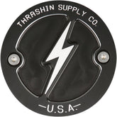 Thrashin Supply Co. Points Cover, Black - Milwaukee 8 Engine Covers Thrashin Supply Co.