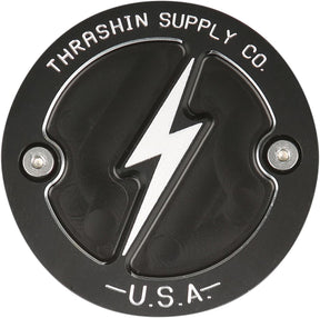 Thrashin Supply Co. Points Cover, Black - Milwaukee 8 Engine Covers Thrashin Supply Co.