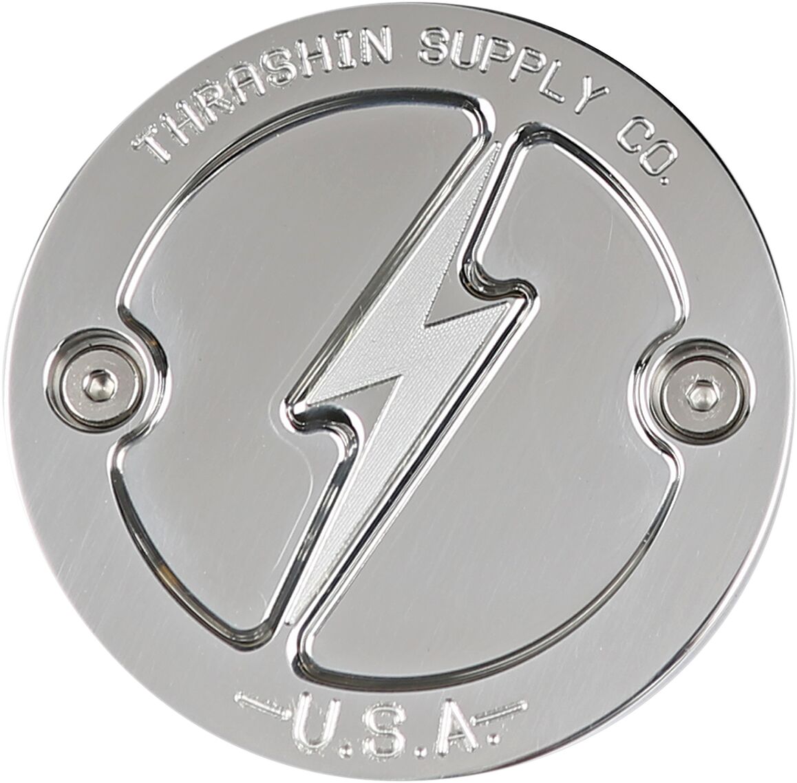 Thrashin Supply Co. Points Cover, Chrome - Milwaukee 8 Engine Covers Thrashin Supply Co.