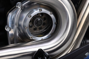 Trask Assault Series CAM Cover With Window, Raw - Milwaukee 8 Engine Covers Trask Performance