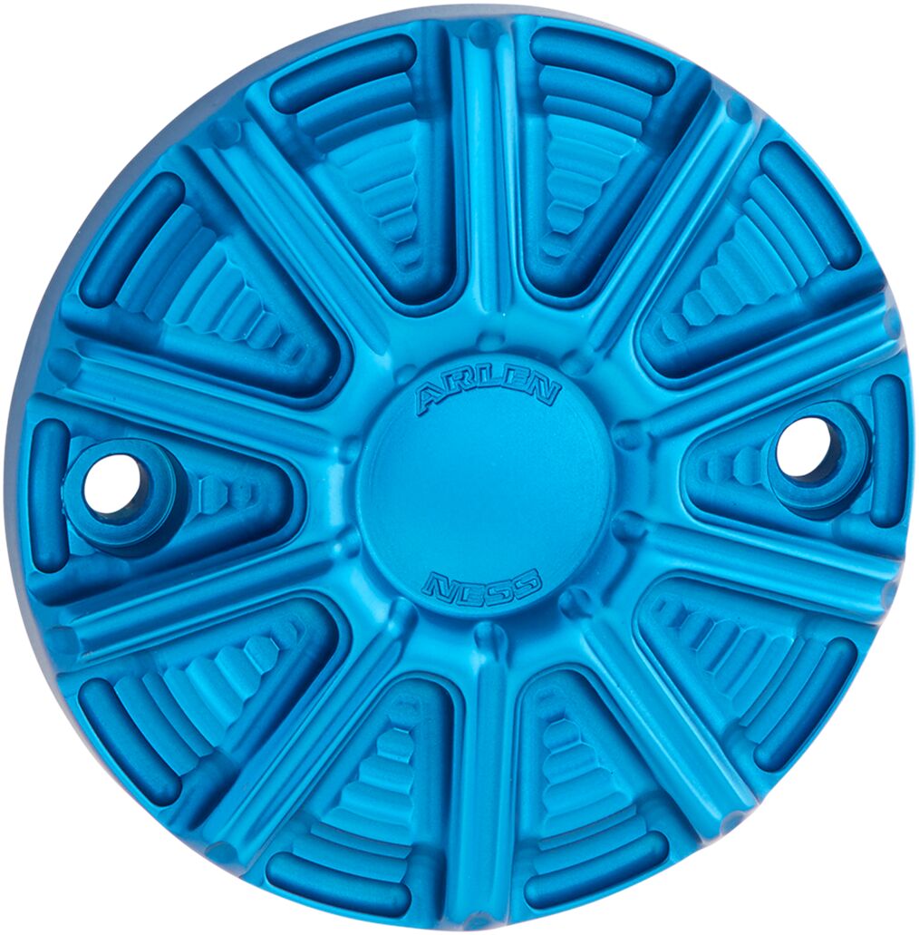 Arlen Ness Cover Points Blue ENGINE COVERS Arlen Ness