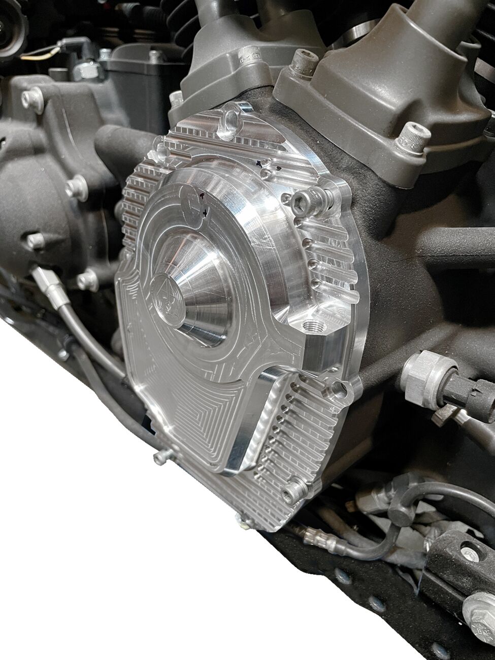 Alloy Art Cover Comp Cam M8 Raw Engine Covers Alloy Art
