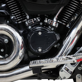 Thrashin Supply Co. M8 Cam Cover Gen 2, Black Smooth - Touring & 18+ Softail Engine Covers Thrashin Supply Co.