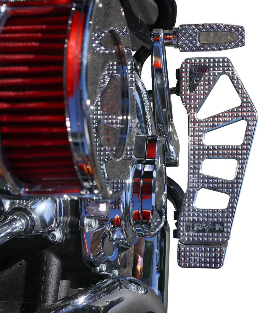 Thrashin Supply Co. M8 Cam Cover Gen 2, Chrome Smooth - Touring & 18+ Softail Engine Covers Thrashin Supply Co.