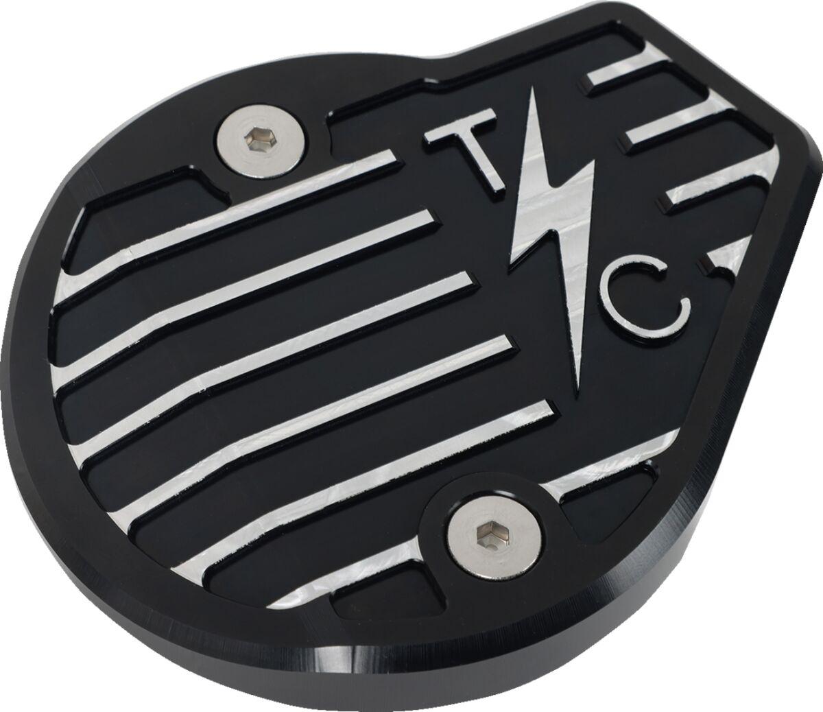 Thrashin Supply Co. M8 Cam Cover Gen 2, Black Finned - Touring & 18+ Softail Engine Covers Thrashin Supply Co.