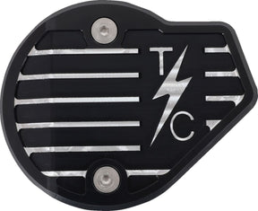 Thrashin Supply Co. M8 Cam Cover Gen 2, Black Finned - Touring & 18+ Softail Engine Covers Thrashin Supply Co.