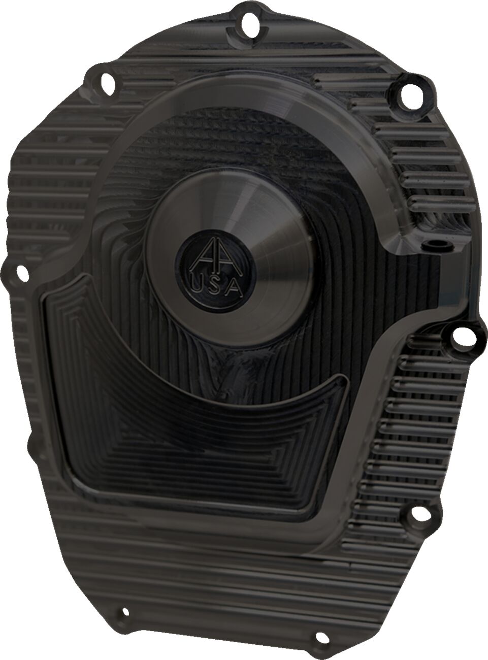 Alloy Art Cover Comp Cam M8 Black Finned Engine Covers Alloy Art