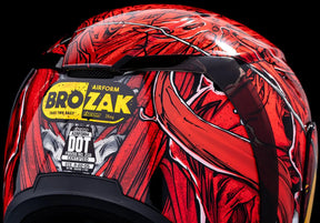 Airform Brozak, Red Full Face Helmet Icon