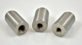 Bung King Weld-On Threaded Bullet Bung, 1.5" Long, 1018 Mild Steel Frame Fabrication Part Bung King