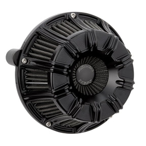 10-Gauge® Inverted Series Air Cleaner, All Black - 17-23 Milwaukee 8 Air Cleaner Arlen Ness