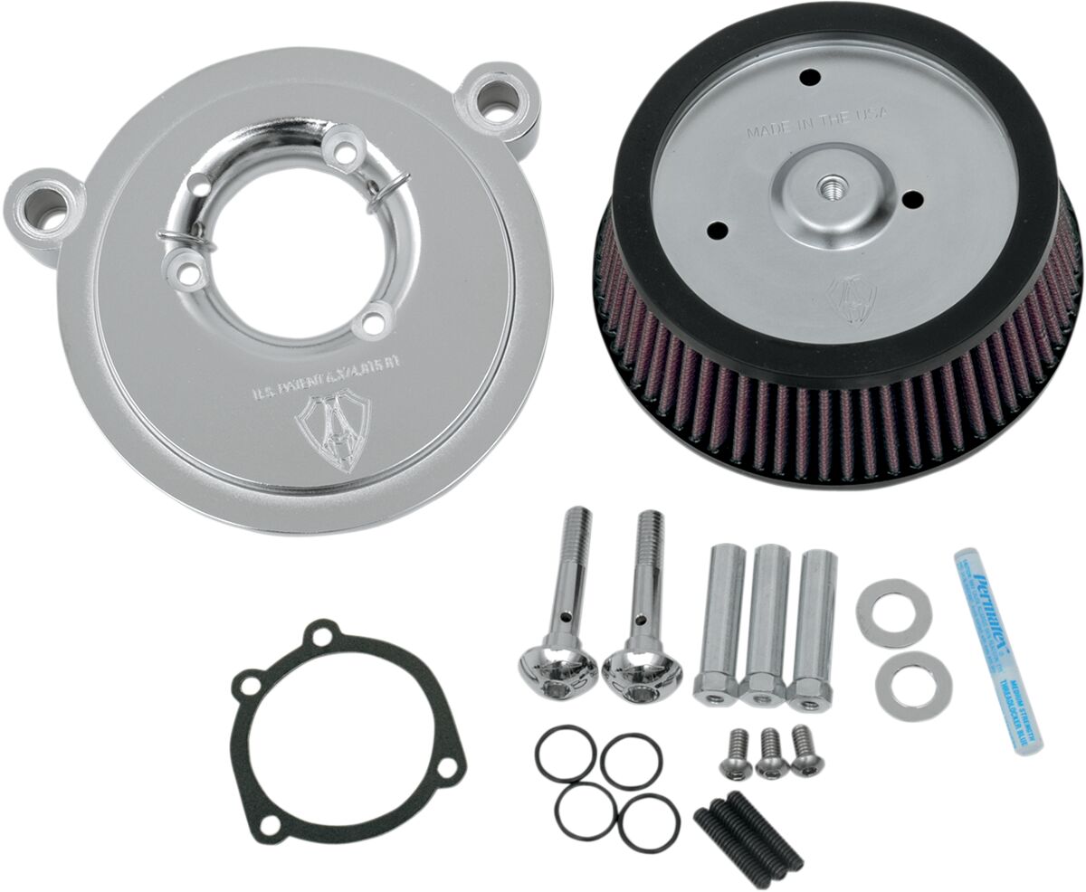 Big Sucker® Stage 1 Air Cleaner, Chrome - 99-17 Twin Cam Air Cleaner Arlen Ness Default Title
