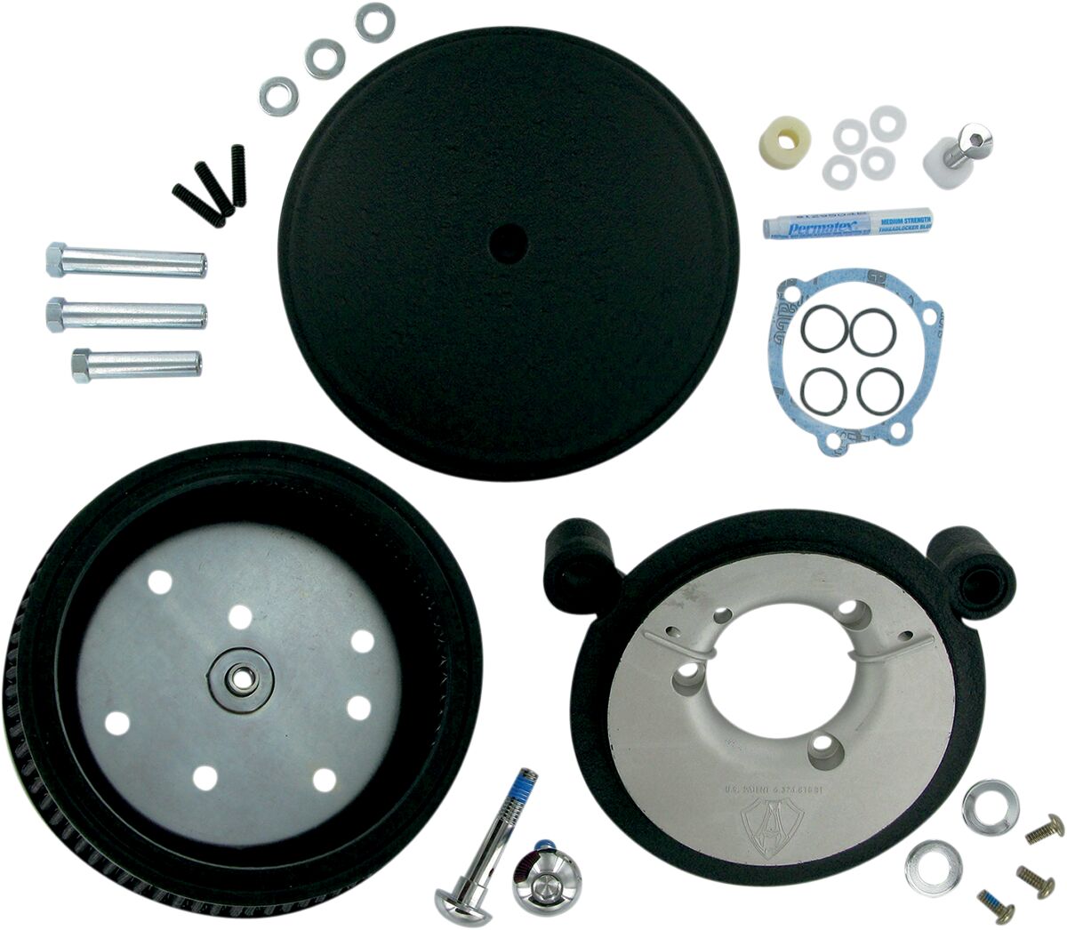 Smooth Stage 2 Big Sucker™, Black - 99-17 Twin Cam Air Cleaner Arlen Ness