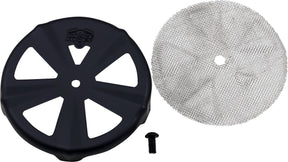 Air Cleaner Cover For Vo2 Naked Skullcap Crown Black Vance & Hines Default Title