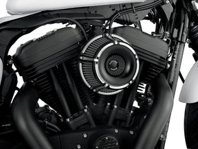 Slot Track Inverted Series Air Cleaner, Black - 91-21 XL Sportster Air Cleaner Arlen Ness