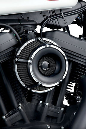 Slot Track Inverted Series Air Cleaner, Black - 91-21 XL Sportster Air Cleaner Arlen Ness