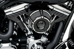 Slot Track Inverted Series Air Cleaner, Black - 91-21 XL Sportster Air Cleaner Arlen Ness