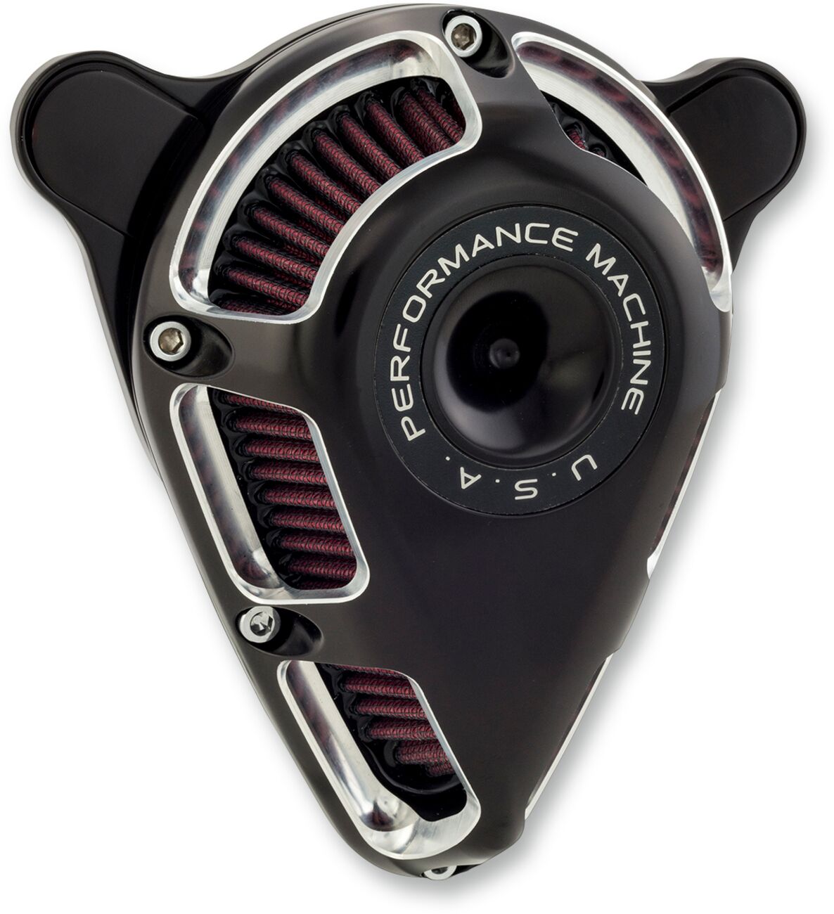Performance Machine (Pm) Air Cleaner Jet Cv/Efi Contrast Cut Air Cleaner Performance Machine