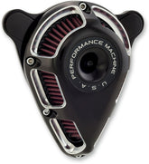 Performance Machine (Pm) Air Cleaner Jet Cv/Efi Contrast Cut Air Cleaner Performance Machine
