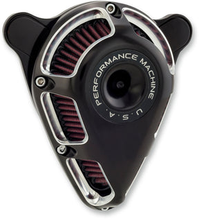 Performance Machine (Pm) Air Cleaner Jet Cv/Efi Contrast Cut Air Cleaner Performance Machine