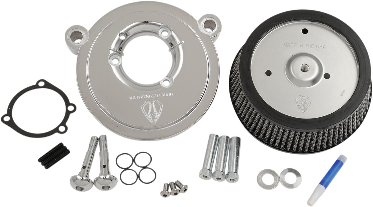 Big Sucker® Stage 1 Air Cleaner, Chrome - 99-17 Twin Cam Air Cleaner Arlen Ness