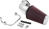 K & N Intake Kit Polished Xl Air Cleaner K&N