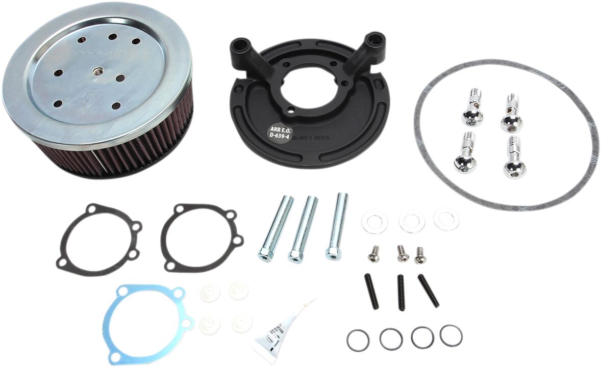 Big Sucker™ Air Cleaner , Black - Iron/48/72 Sportster® Air Cleaner Arlen Ness