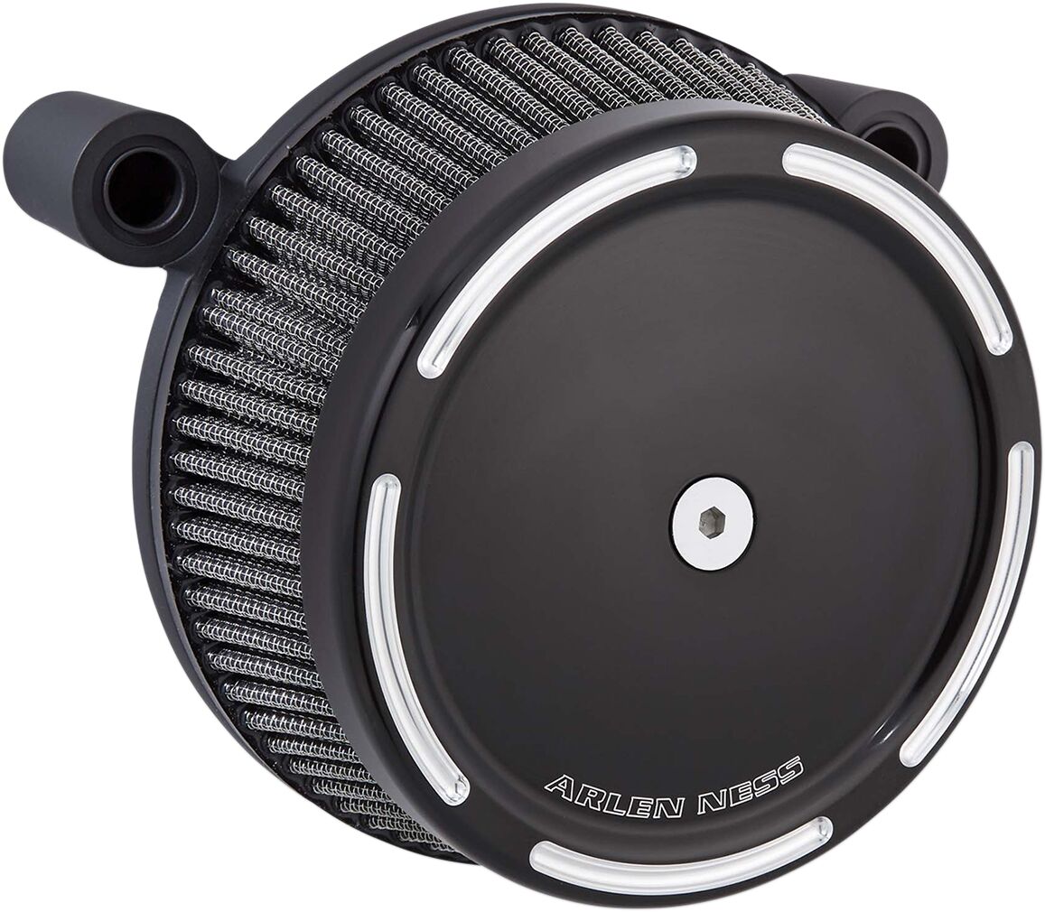 Arlen Ness Air Cln Synstg1 Sltkblk M AIR CLEANERS + PARTS Arlen Ness