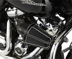 Beveled® Monster Sucker® Air Cleaner, Black - 17-23 Milwaukee 8 Air Cleaner Arlen Ness