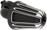 Deep Cut® Monster Sucker® Air Cleaner, Black - 17-23 Milwaukee 8 Air Cleaner Arlen Ness Default Title