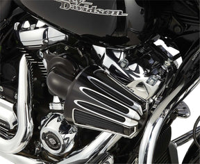 Deep Cut® Monster Sucker® Air Cleaner, Black - 17-23 Milwaukee 8 Air Cleaner Arlen Ness