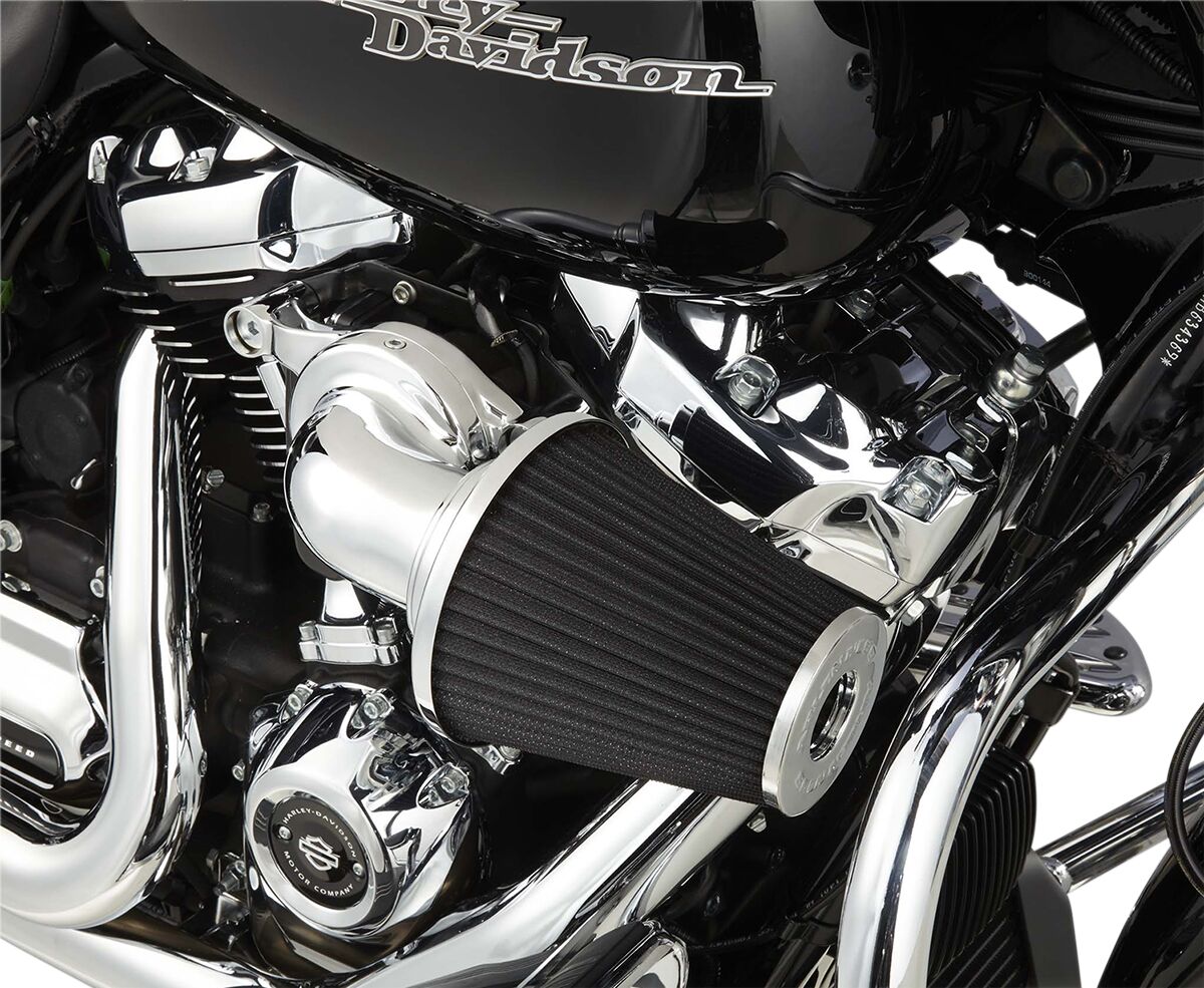 Monster Sucker® Air Cleaner, Chrome - 00-17 Twin Cam Air Cleaner Arlen Ness